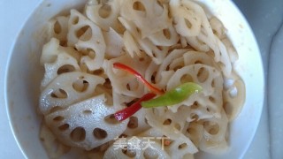 凉拌藕片的做法步骤：5