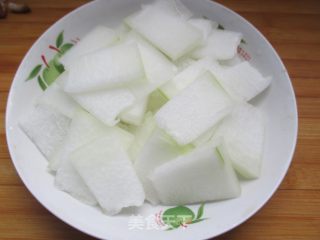 冬瓜烧香菇的做法步骤：1
