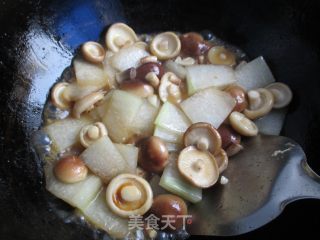 冬瓜烧香菇的做法步骤：7
