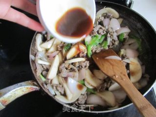 蚝油牛肉杏鲍菇的做法步骤：12