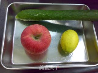 苹果青瓜汁的做法步骤：1