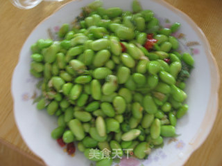 【凉拌毛豆子】夏日里的一抹清凉的做法步骤：8