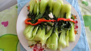 肉丝浇青菜的做法步骤：4