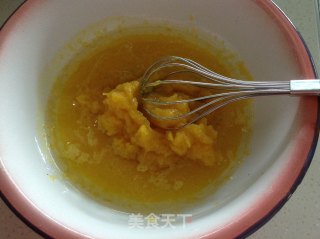 南瓜戚风蛋糕的做法步骤：9