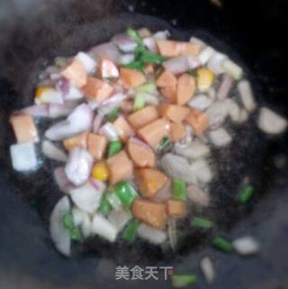 茄汁花朵蛋包饭的做法步骤：5