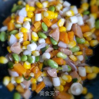 茄汁花朵蛋包饭的做法步骤：6