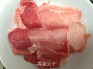 鲜笋肉片的做法步骤：4