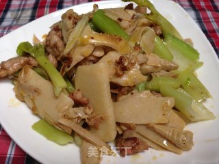 鲜笋肉片的做法步骤：7