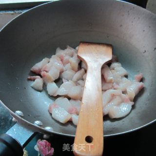 辣炒肥肉的做法步骤：2