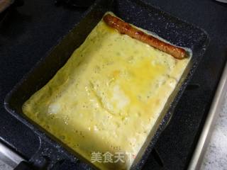 照烧蔬菜肉卷厚蛋烧的做法步骤：9