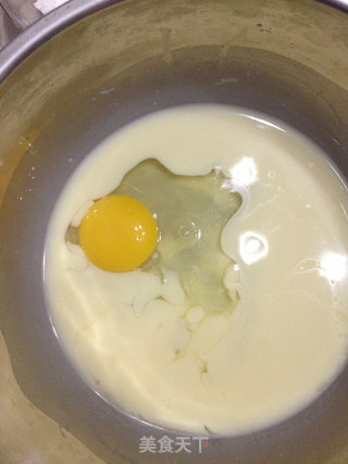 回味无穷------巧克力豆渣软饼的做法步骤：4