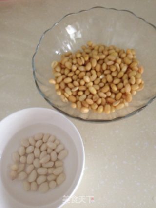 营养花生豆浆的做法步骤：1