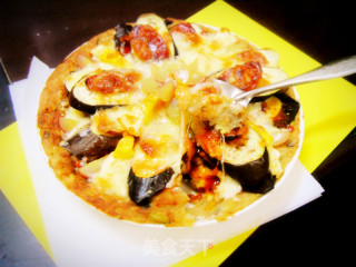 土豆茄子底pizza的做法步骤：14