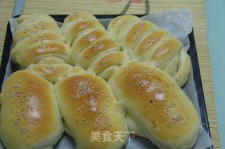 香肠面包 & 蜜红豆面包的做法步骤：20
