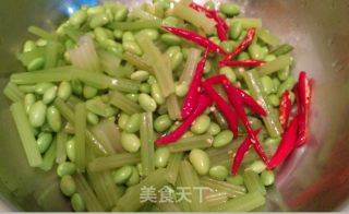 凉拌青豆芹菜的做法步骤：5