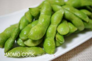简单快手微波毛豆的做法步骤：7