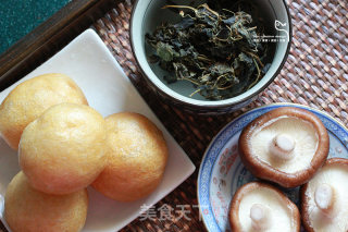金花香菇卤面筋的做法步骤：1