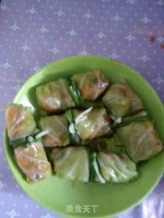 遇见你，包菜卷的做法步骤：12