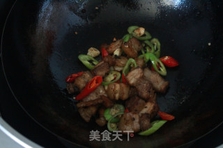 双椒豆豉肉的做法步骤：5