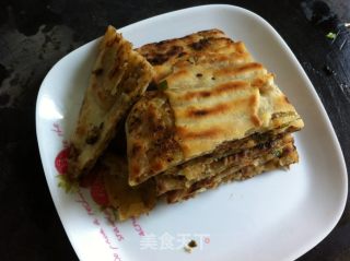 肉末千层饼的做法步骤：16