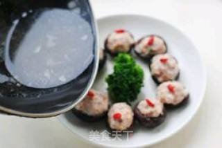 百花酿香菇的做法步骤：8