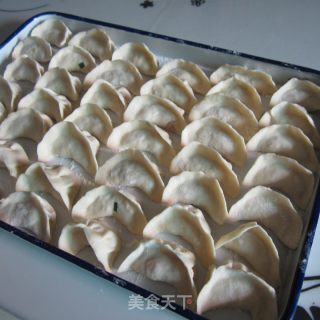锅煎土豆猪肉馅饺子的做法步骤：8