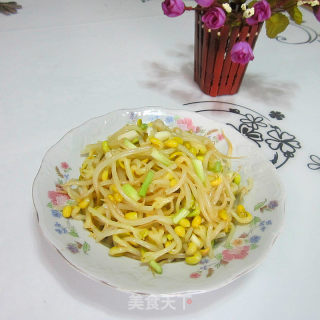 小炒黄豆芽的做法步骤：8