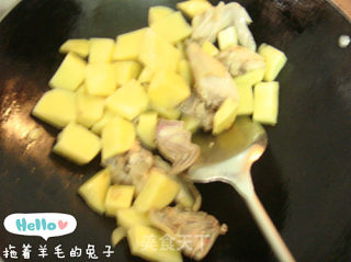 【羊毛兔出品。】土豆炖鸡肉的做法步骤：6