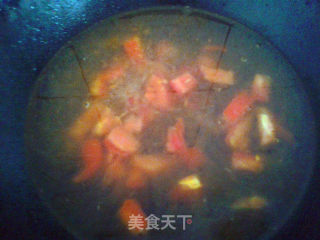 鸡蛋番茄疙瘩汤的做法步骤：4