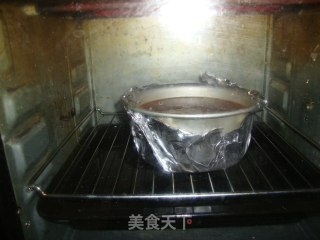 【巧克力芝士蛋糕】----最给LG的最爱食品的做法步骤：11