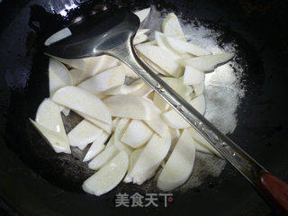 酱瓜炒茭白的做法步骤：6