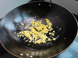 青菜炒饭的做法步骤：5