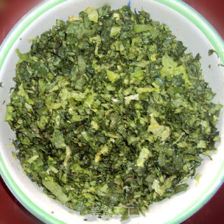 蒸拌白菜叶的做法步骤：8