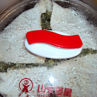 蒸拌白菜叶的做法步骤：11