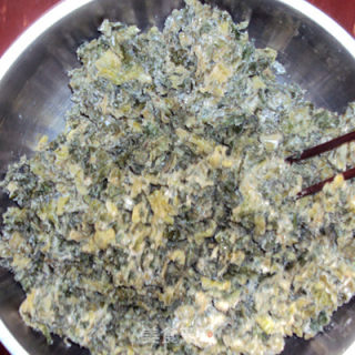 蒸拌白菜叶的做法步骤：13