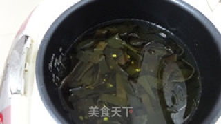 海带绿豆粥的做法步骤：3