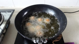 肉丸伴菜的做法步骤：4