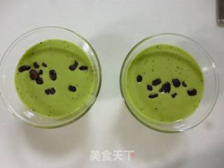 日式抹茶蜜豆米粉糕的做法步骤：4