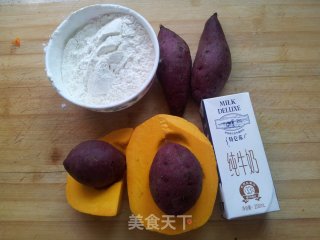 紫薯玫瑰的做法步骤：1