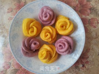 紫薯玫瑰的做法步骤：15