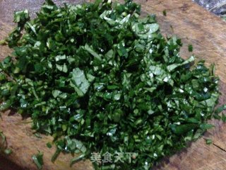 品自家野菜——铁芥菜煎蛋汤的做法步骤：2