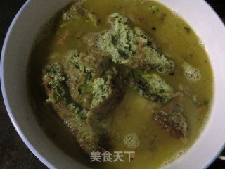品自家野菜——铁芥菜煎蛋汤的做法步骤：8