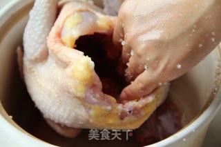清蒸盐焗鸡的做法步骤：6