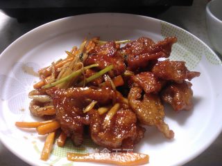 锅包肉的做法步骤：6