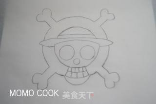 海贼王--路飞海贼旗蛋糕卷的做法步骤：1