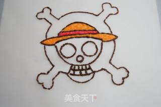 海贼王--路飞海贼旗蛋糕卷的做法步骤：10