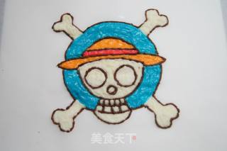海贼王--路飞海贼旗蛋糕卷的做法步骤：13