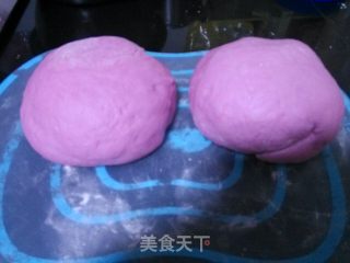 紫苋菜五彩豆长棍面包的做法步骤：4