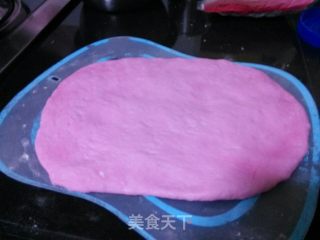 紫苋菜五彩豆长棍面包的做法步骤：5