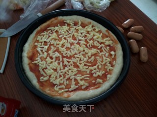 海鲜批萨的做法步骤：3